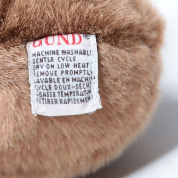 Vintage GUND 1986 Monkey Plush Toy Stuffy Ape Retro Kids Toy Brown Cream - Picture 7 of 8